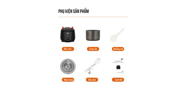 10058300-Nồi cơm mini nắp gài Coclear 0.8 lít CR6901