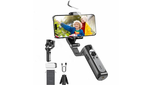 10058450-Tay cầm chống rung cho điện thoại HOHEM XE Kit (Đen)