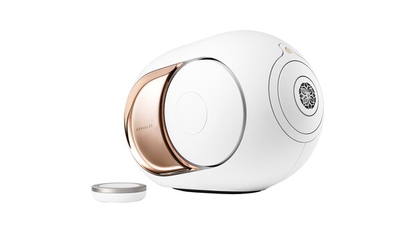 Loa DEVIALET Phantom I 108DB Gold nghiêng phải