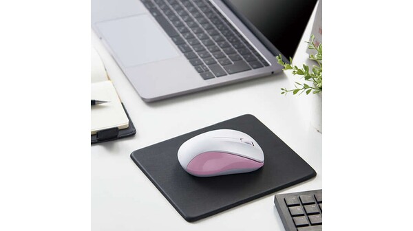 10052249-Chuột bluetooth yên tĩnh Irled Elecom M-BY11BRSK Hồng