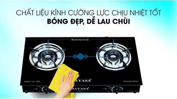 Bếp gas đôi Hayasa HA-8095