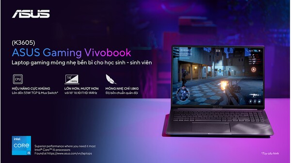10058579-Asus Gaming Vivobook i5-12500H (K3605ZC-RP564W)