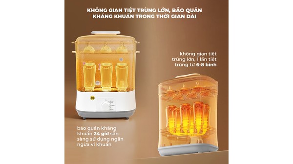 10058648-Máy tiệt trùng hơi nước và sấy khô Goldsun GCSD03MC