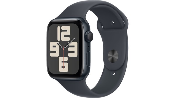 Apple Watch SE GPS 44mm Midnight Aluminium Case with Midnight Sport Band - M/L