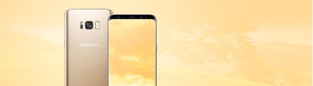 Điện thoại Samsung Galaxy S8 Plus vàng chính hãng tại Nguyễn Kim