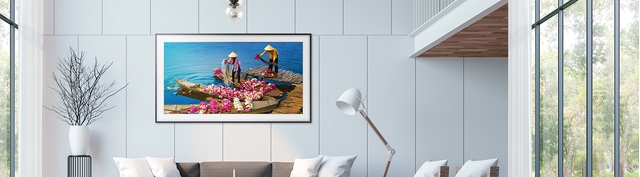 Tivi khung tranh 65" Samsung UA65LS003AKXXV giá rẻ tại Nguyễn Kim