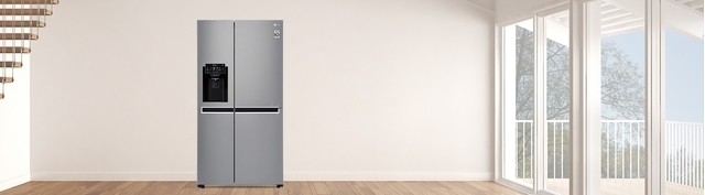 Tủ lạnh LG Inverter 601 lít GR-D247JDS premium mặt chính diện