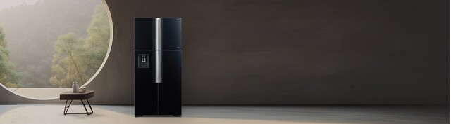 Tủ lạnh Hitachi Inverter 540 lít R-FW690PGV7 (GBK) mặt chính diện