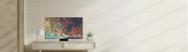 Smart Tivi Neo QLED Samsung 4K 50 inch QA50QN90AAKXXV mặt chính diện