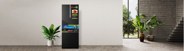 Tủ lạnh Panasonic Inverter 420 lít NR-BX471WGKV mặt chính diện