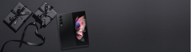 Điện thoại Samsung Galaxy Z Fold 3 512GB Đen máy mở mặt sau