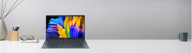 Laptop Asus ZenBook UX325EA i5-1135G7 13.3 inch KG363T mặt chính diện