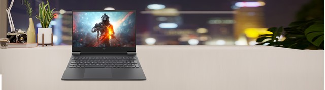 Laptop HP Victus 16-D0198TX i7-11800H (4R0U0PA) mặt chính diện premium