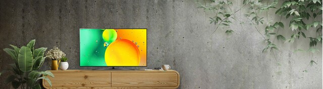 Smart Tivi NanoCell LG 4K 70 inch 70NANO76SQA mặt chính diện