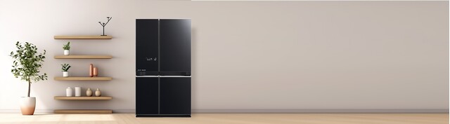 Tủ lạnh Mitsubishi Electric Inverter 635 lít MR-LA78ER-V Đen chính diện