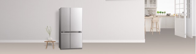 Tủ lạnh Mitsubishi Electric Inverter 635 lít MR-LA78ER-GSL-V mặt nghiêng