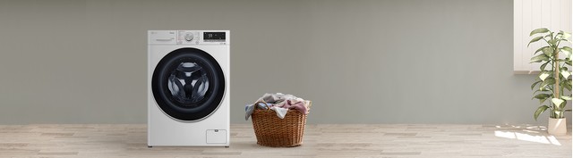 Máy giặt sấy LG Inverter 11 kg FV1411D4W mặt chính diện