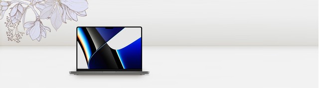 Laptop MacBook Pro 14” M1 2021 MKGT3SA/A Bạc chính diện