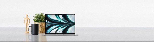 Laptop Macbook M2 2022 13,6 inch 8C MLXY3SA/A Bạc mặt chính diện