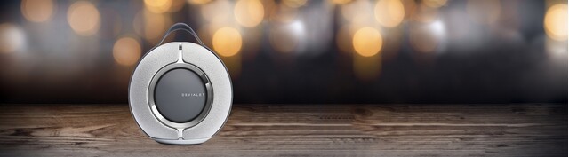 Loa di động cao cấp DEVIALET Mania Grey chính diện