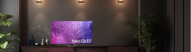 Smart Tivi Neo QLED Samsung 4K 55 inch QA55QN90CAKXXV chính diện