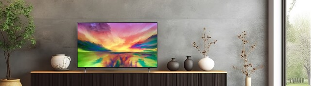 Smart Tivi QNED LG 4K 75 inch 75QNED80SRA.ATV mặt chính diện