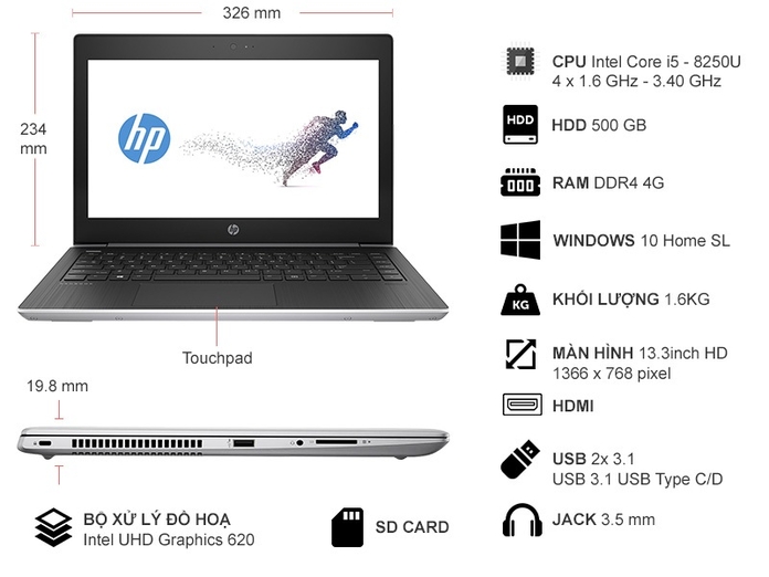 LAPTOP HP PROBOOK 430 G5 (2ZD50PA)