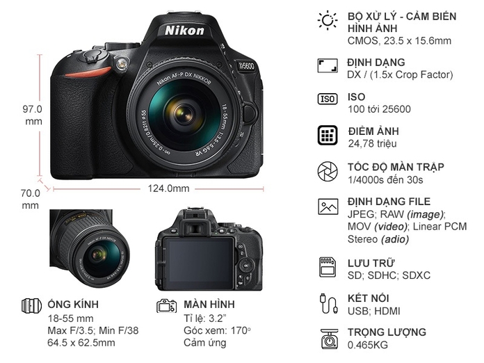 MÁY ẢNH NIKON DI.CAMERA D5600