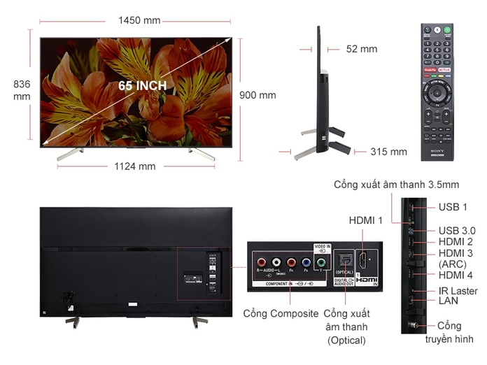 ANDROID TIVI SONY 65 INCH KD-65X8500F