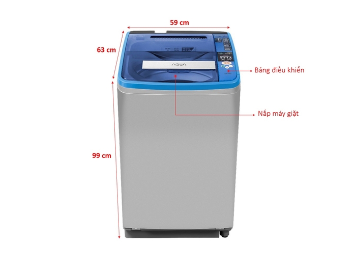 MÁY GIẶT AQUA AQW-F800AT (S)
