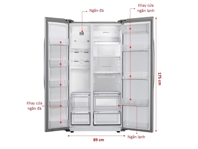 TỦ LẠNH LG 581 LÍT GR-B227GF