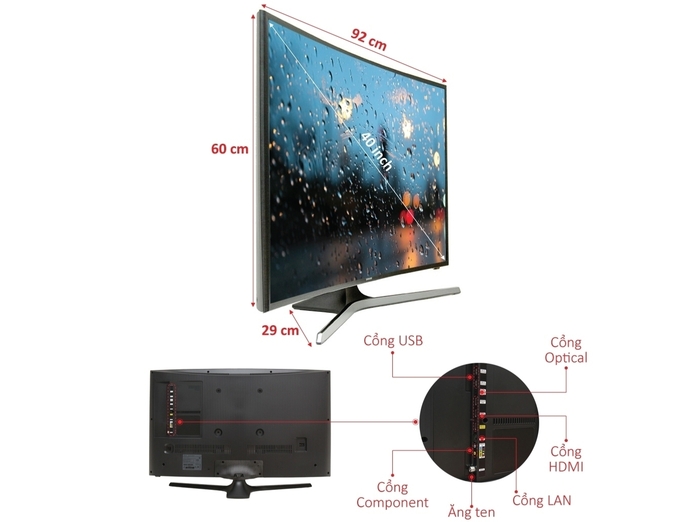 TIVI LED SAMSUNG UA40KU6100KXXV