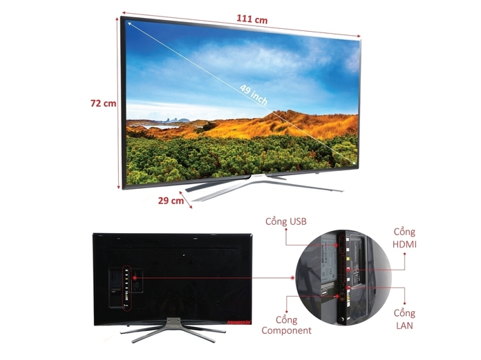 TIVI LED SAMSUNG UA49K5520AKXXV