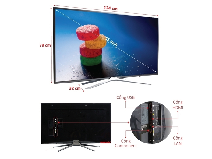 TIVI LED SAMSUNG UA55K5520AKXXV