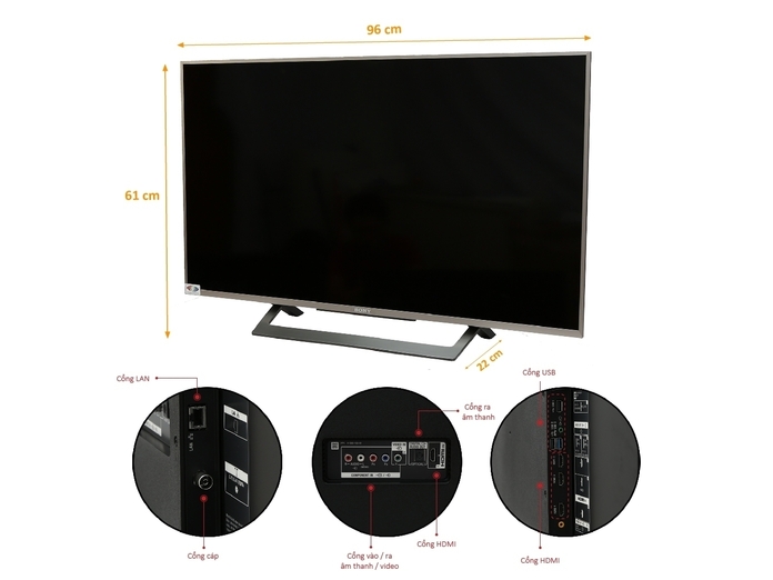 TIVI 4K SONY 43 INCH KD-43X8000D SVN3