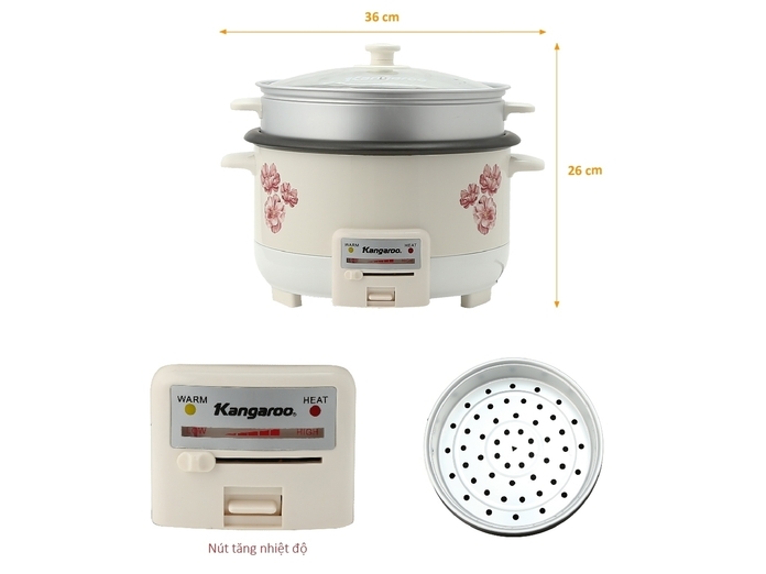 Nồi lẩu điện Kangaroo 4.5 lít KG-271