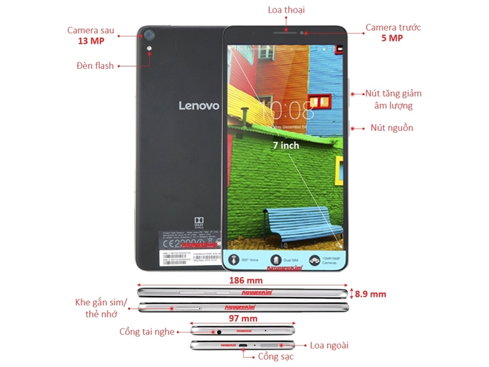 Lenovo Phab PB1 750M Đen
