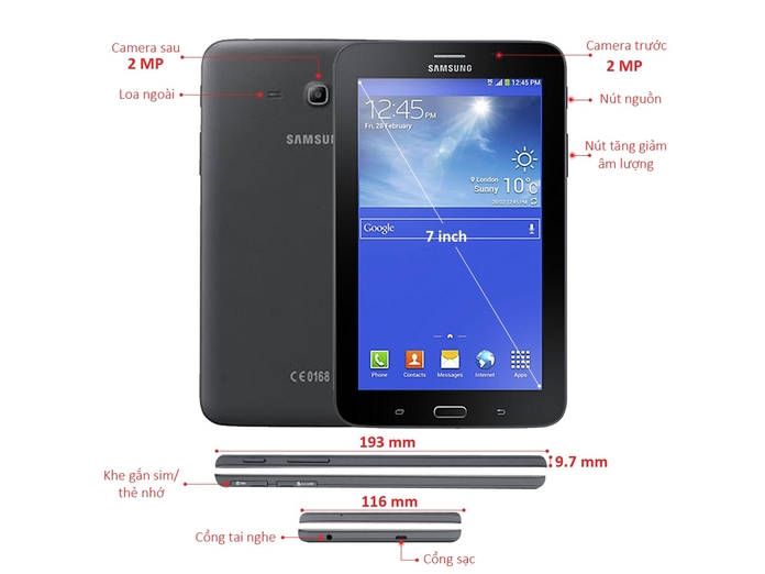 SAMSUNG GALAXY TAB 3 V