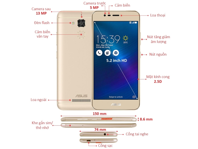ASUS ZENFONE 3 MAX ZC520TL
