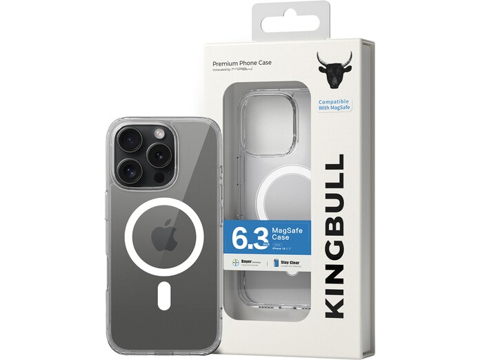 Ốp lưng Mipow MagSafe cho iPhone 16 Pro Transparent