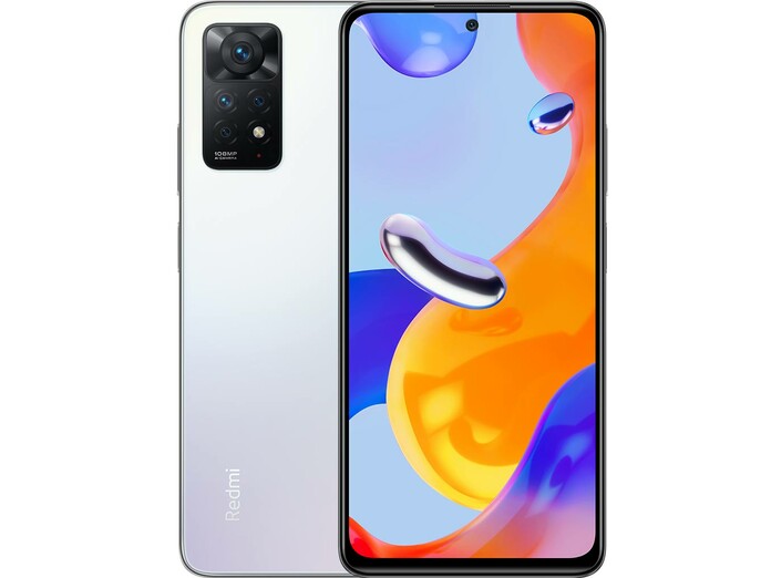 Điện thoại Xiaomi Redmi NOTE 11PRO 8GB/128GB Trắng mat chính diện trước sau