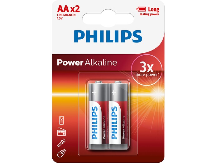 Pin AA 4 viên Alkaline Philips LR6P2B