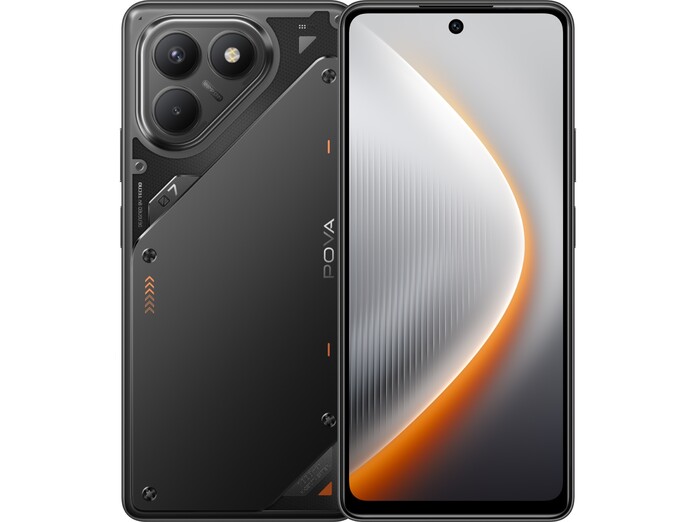 Điện thoại Tecno Pova 7 8GB/256GB Đen Siêu Bền
