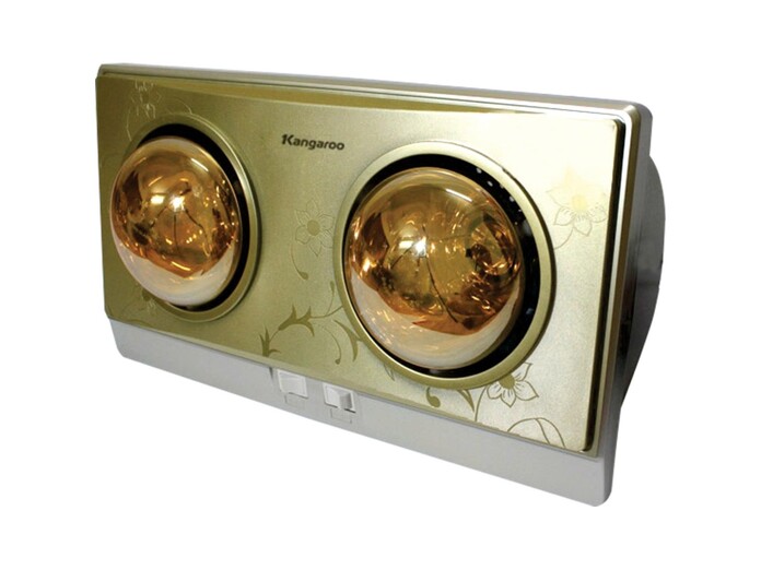 Đèn sưởi nhà tắm 2 bóng Kangaroo KGWH02T