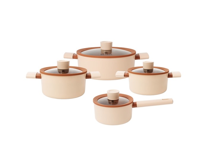 Bộ nồi phủ sứ Elmich Mocha EL5243MC04