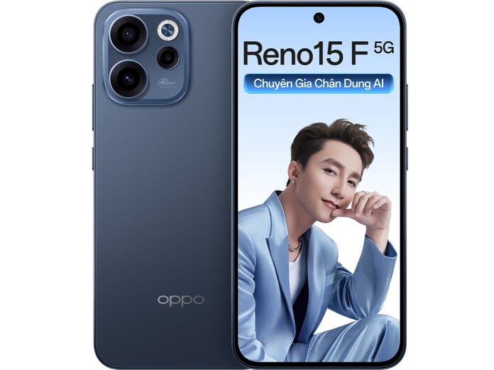 Điện thoại OPPO Reno15 F 8GB/256GB Xanh Dương