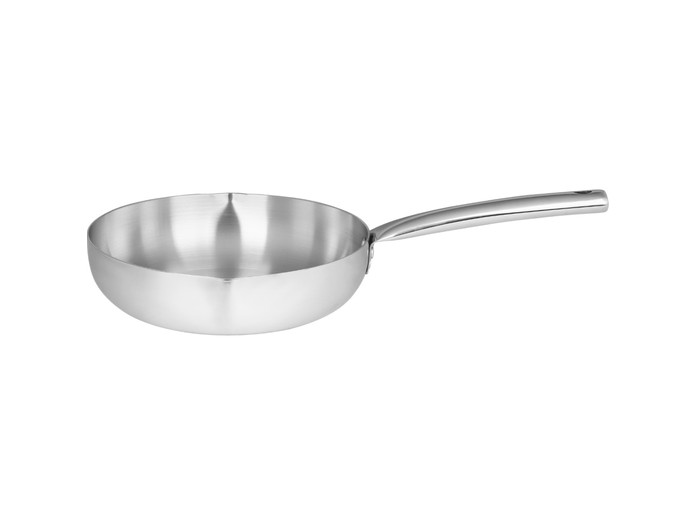 Chảo inox 3 lớp nguyên khối miệng rót Green Cook 20cm GCP254-20IH