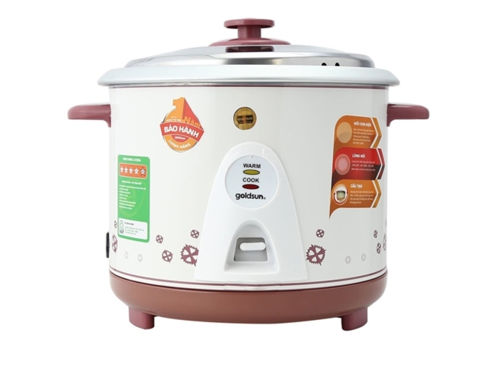 Nồi cơm điện Goldsun ARC-G18CP1 1.8 lít khuyến mãi tại Nguyễn Kim
