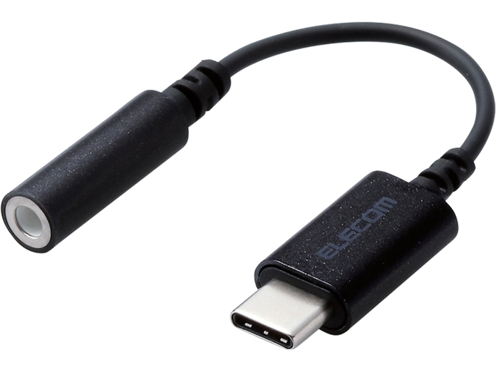 Cáp chuyển đổi Type-C qua Audio 3.5mm Elecom AD-C35DSBK