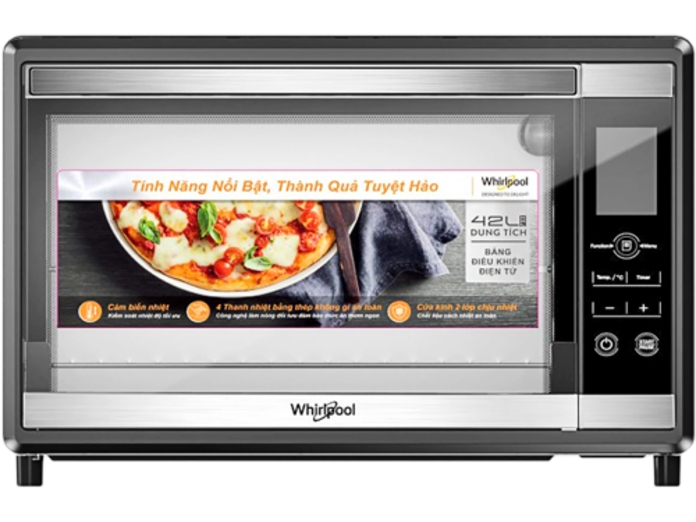 Lò nướng Whirlpool 42L ACO421/SB giá hấp dẫn tại Nguyễn Kim